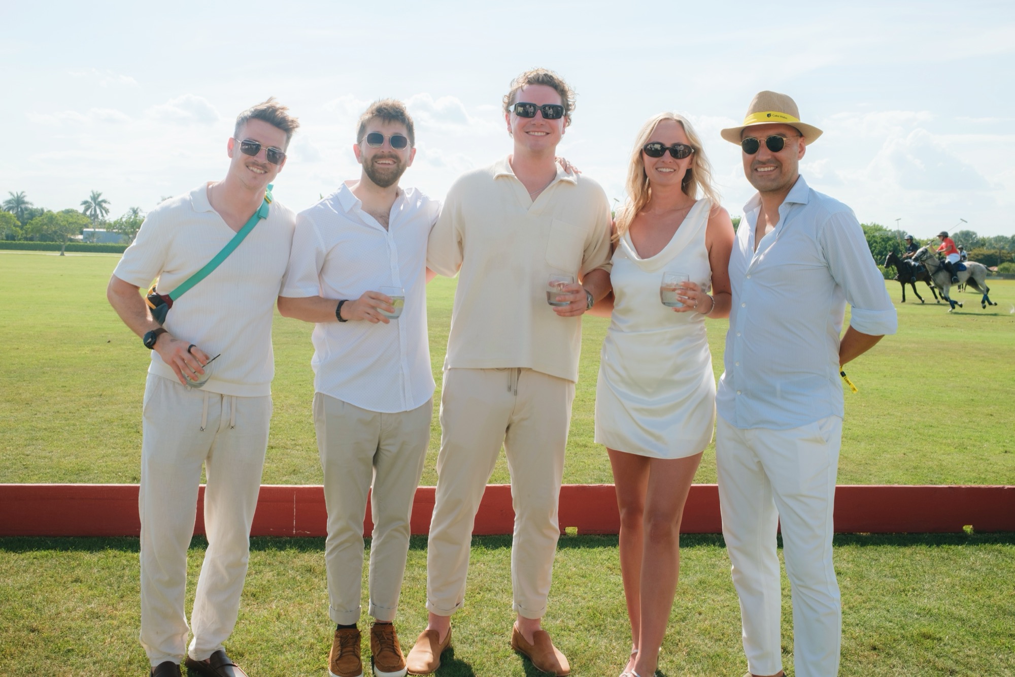 The polo grounds at Crypto Polo Cup 2026, the closing networking moment of 0G's week in Miami